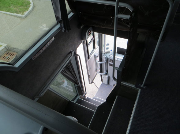 Double Decker Bus stairs